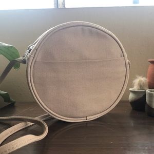 Baggu Canvas Circle Purse in Mushroom